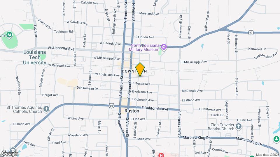 201 S Bonner St Map and Location Details