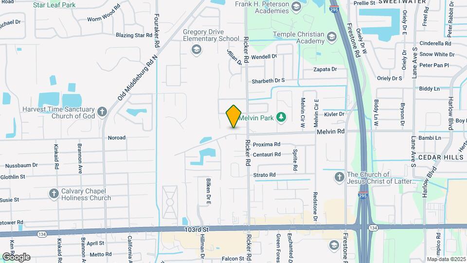 7637 Melvin Rd Map and Location Details