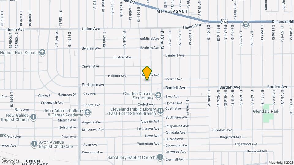 12801 Farringdon Ave Map and Location Details