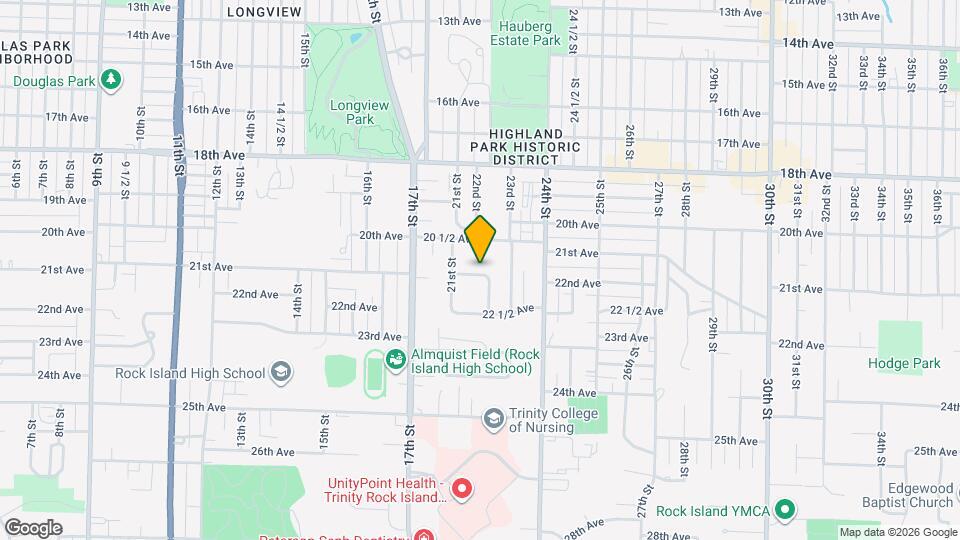 2125 21st Ave Map and Location Details