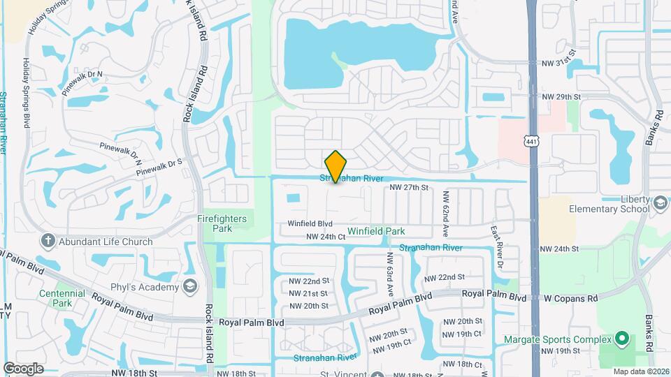 6613 Winfield Blvd Map and Location Details