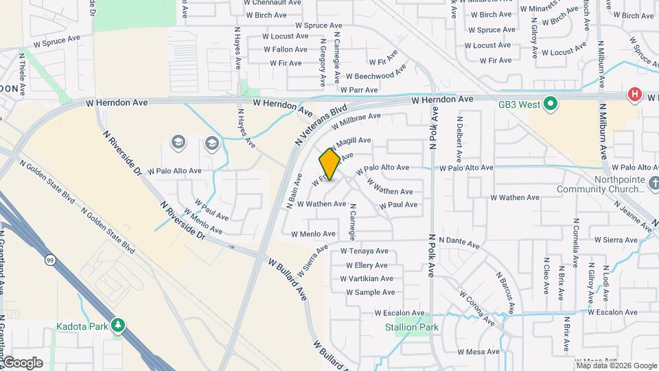 6535 N Vista Ave Map and Location Details