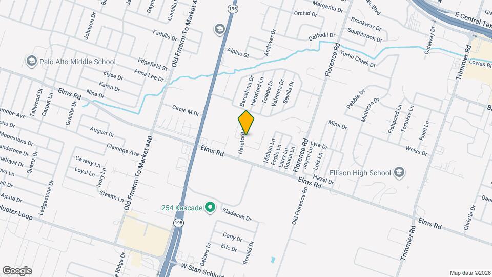 3802 Hereford Ln Map and Location Details