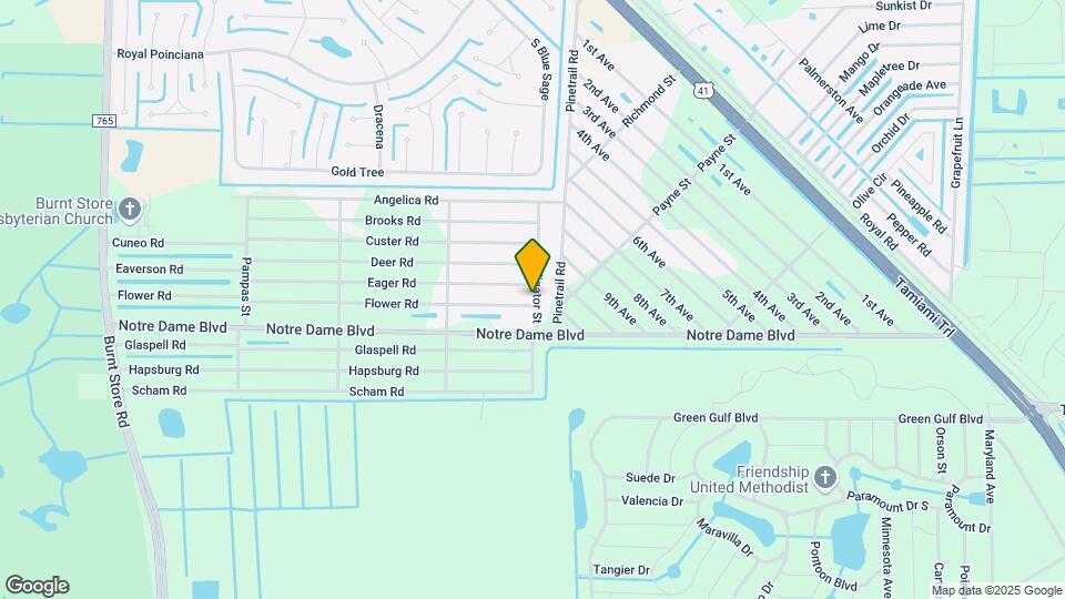 11405 Alligator St Map and Location Details