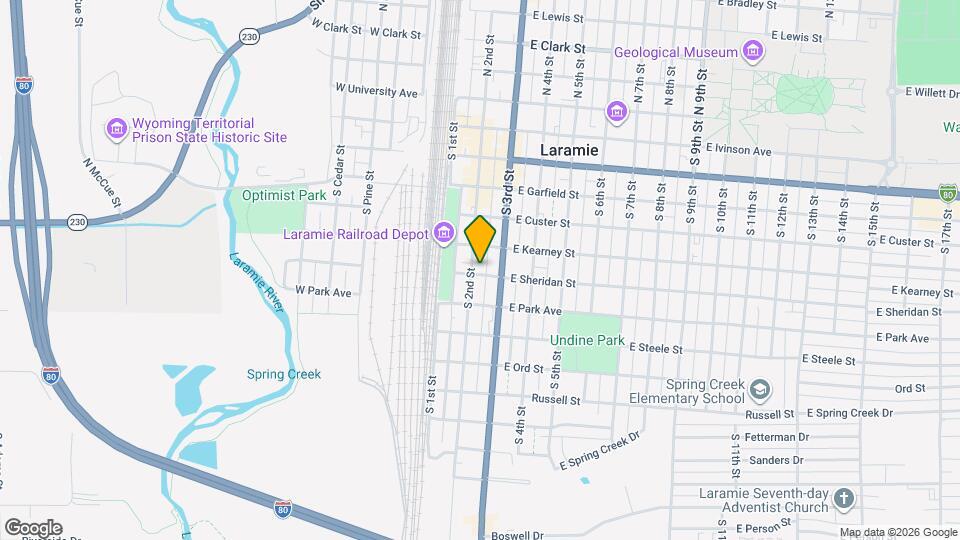 619 S 2nd St Map and Location Details