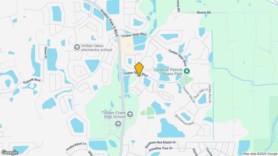 16621 Cedar Crest Dr Map and Location Details