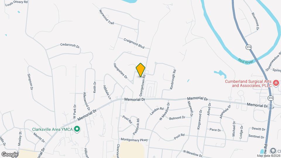 476 Georgetown Rd Map and Location Details