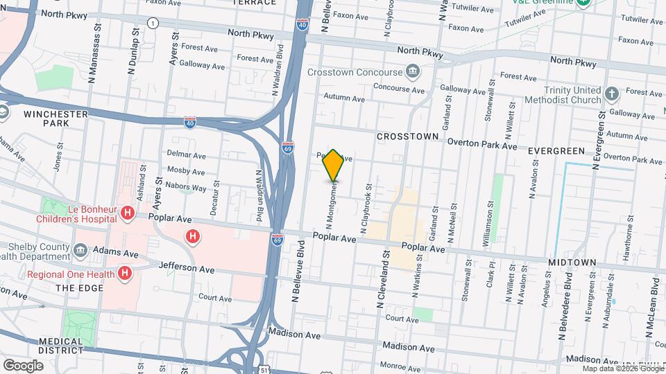 271 N Montgomery St Map and Location Details