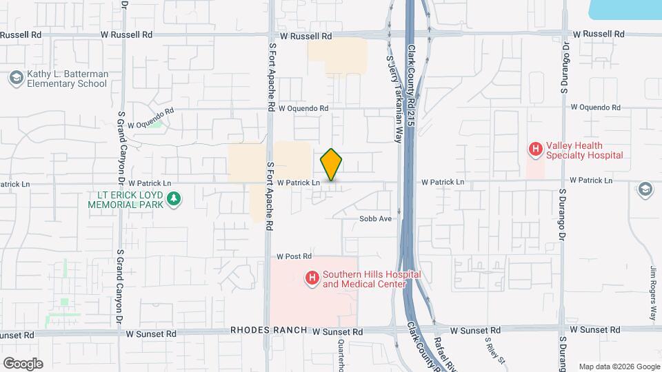 9228 Desert Pearl Ave Map and Location Details