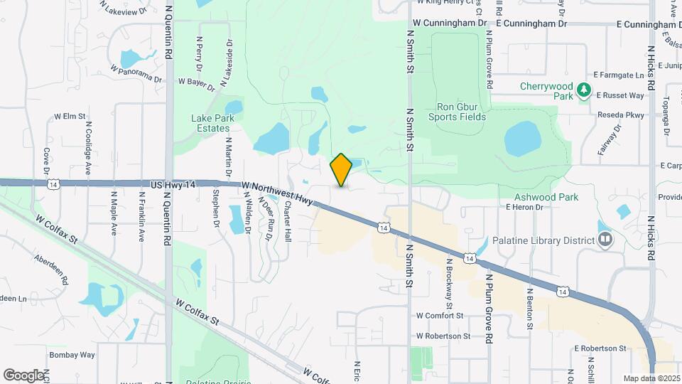 404 W Hamilton Dr Map and Location Details