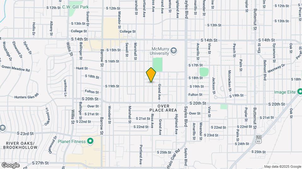 2502 S 19th St Map and Location Details