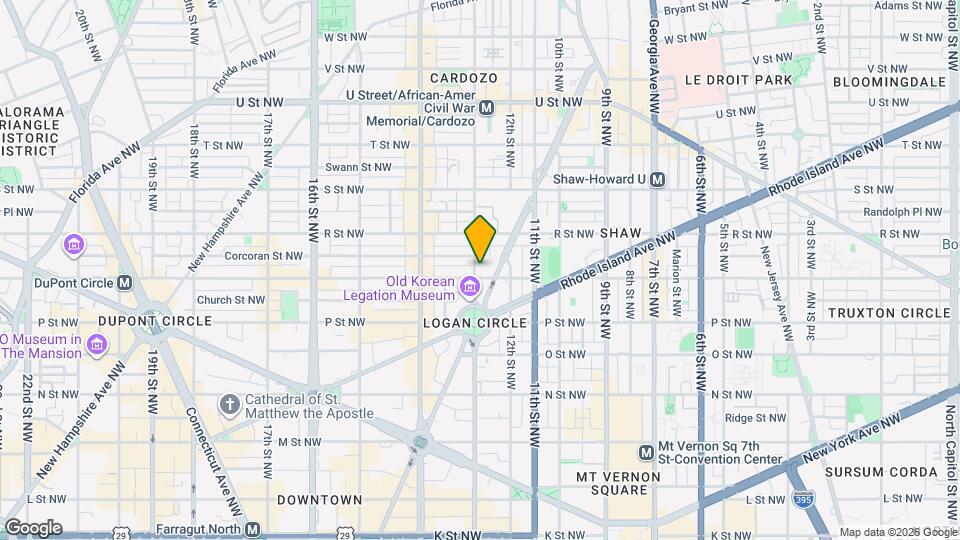 1219 Q St NW Map and Location Details