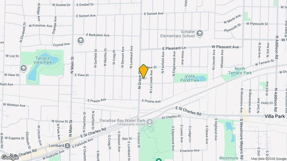 305 N Grace St Map and Location Details