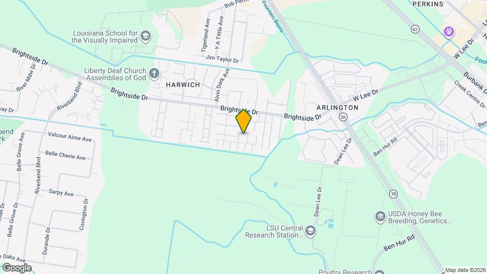 1826 S Brightside View Dr, Unit G Map and Location Details