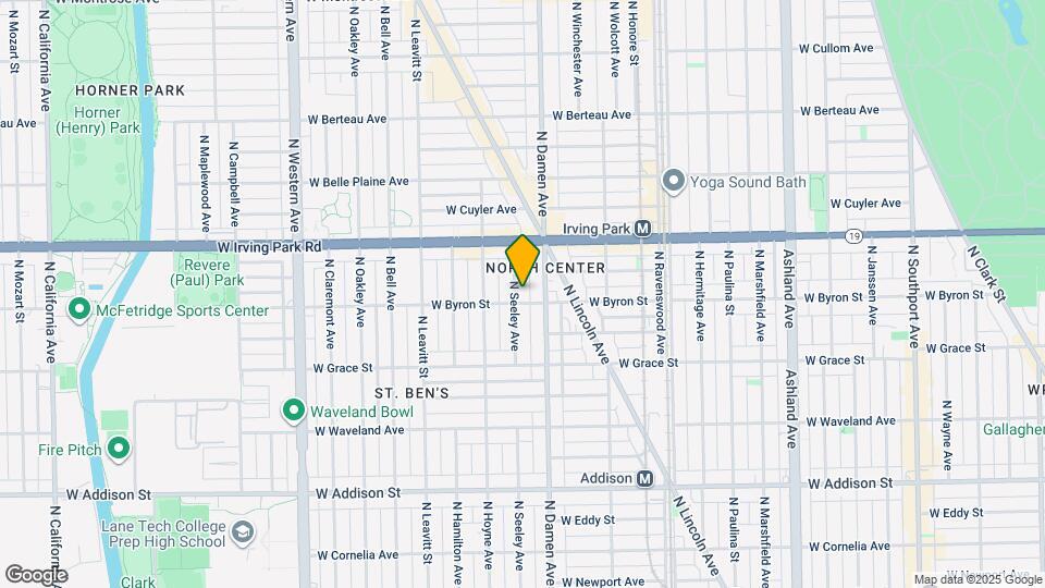 3905 N Seeley Ave Map and Location Details