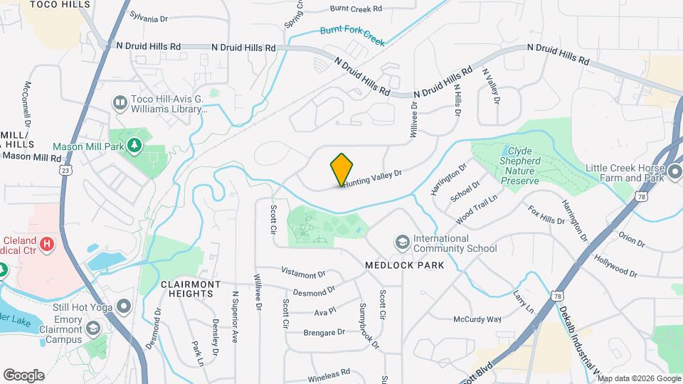 2343 Hunting Valley Dr Map and Location Details