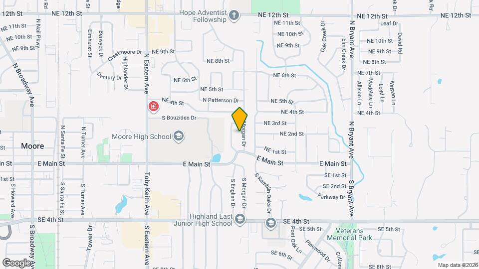 301 N Morgan Dr Map and Location Details