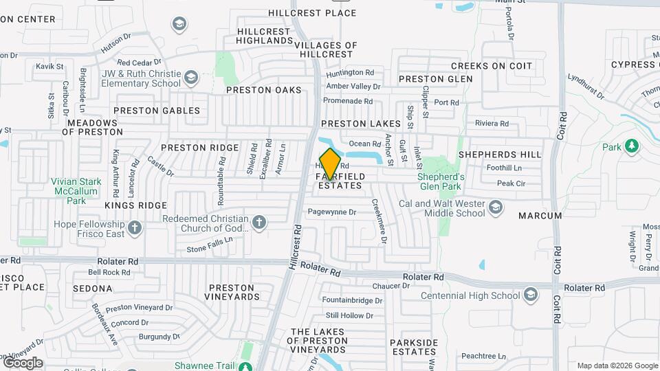 11201 Creekwood Dr Map and Location Details