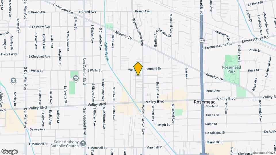 4225 Walnut Grove Ave Map and Location Details