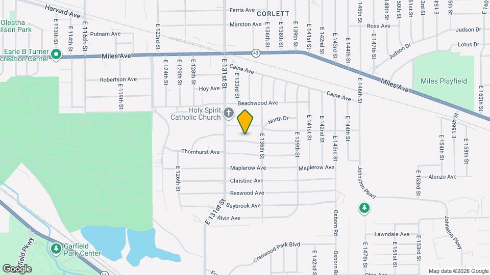 13311 S Parkway Dr Mapa y Detalles de la Ubicación