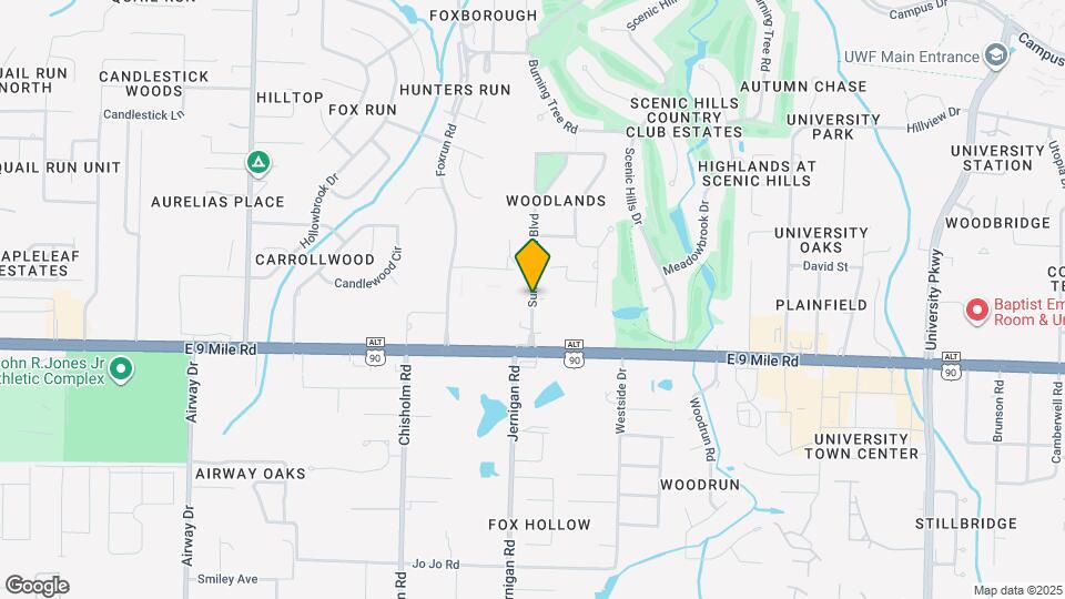 9489 Sunnehanna Blvd Map and Location Details