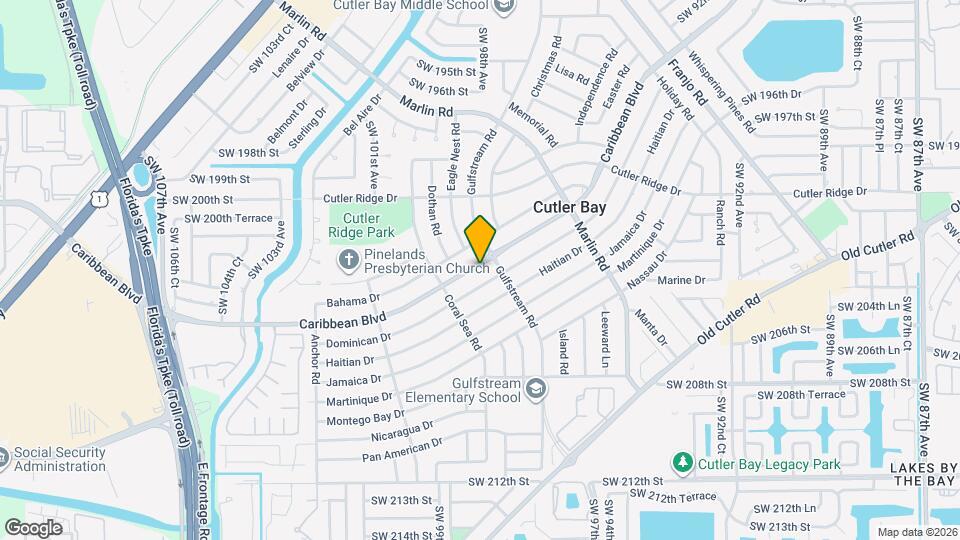 9820 Caribbean Blvd Map and Location Details