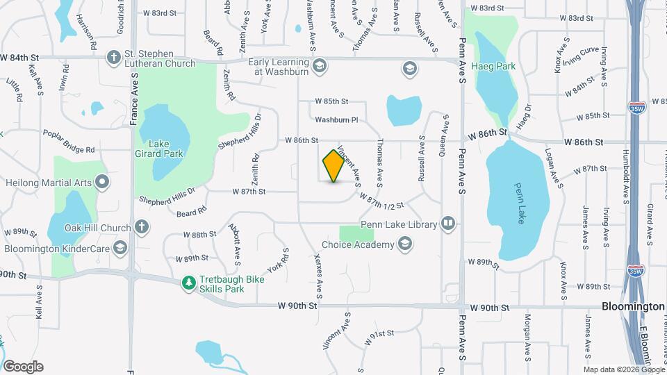 2919 W 87th St Map and Location Details