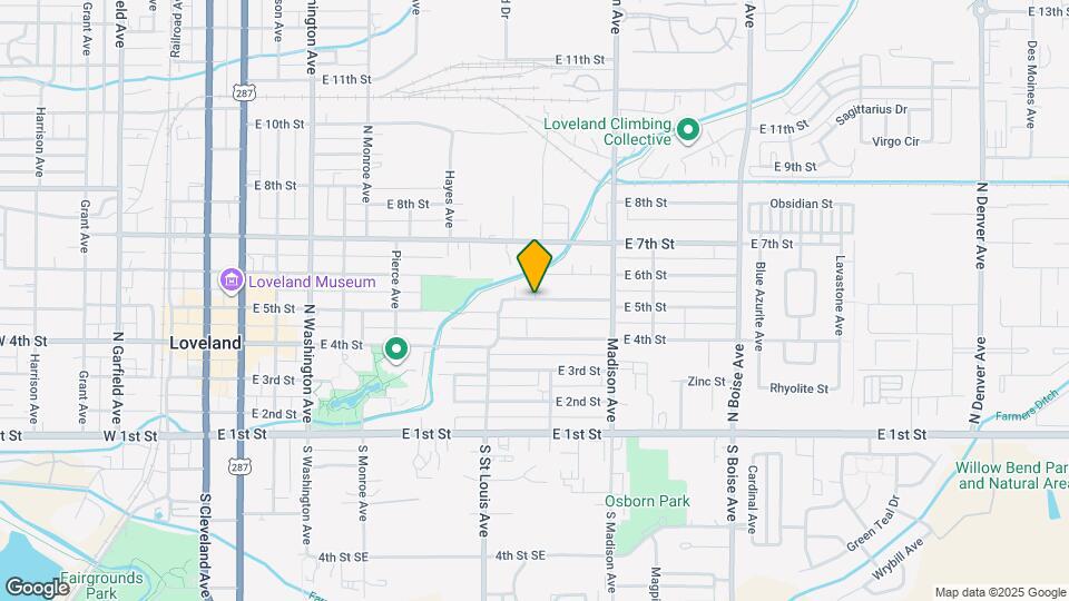 1154 E 5th St Map and Location Details