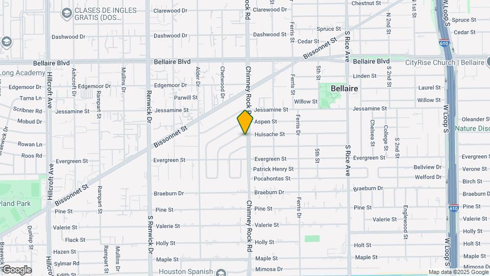 5501 Huisache St Map and Location Details