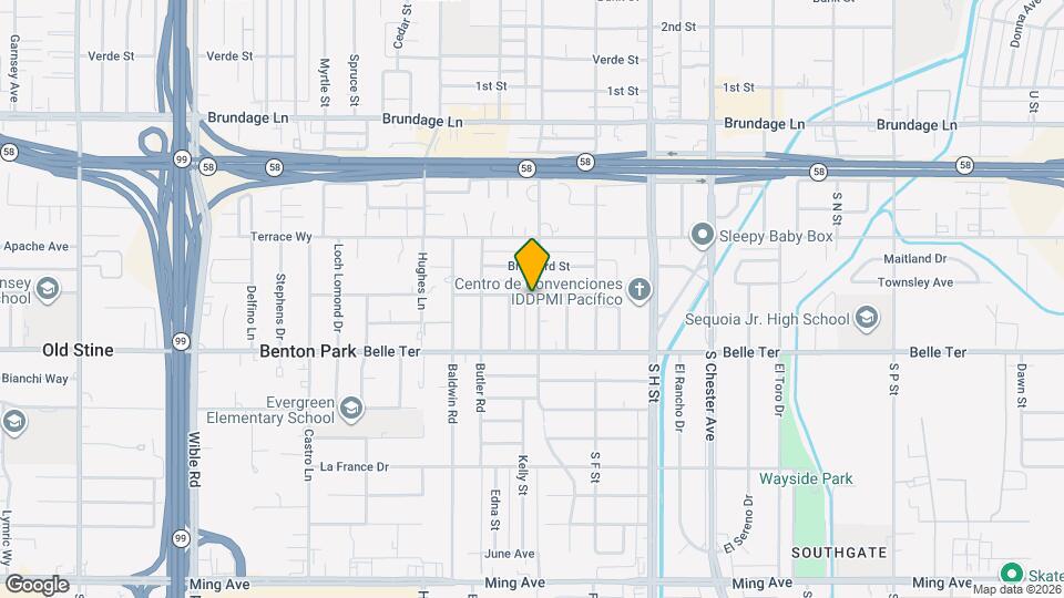 801 S Oleander Ave Map and Location Details