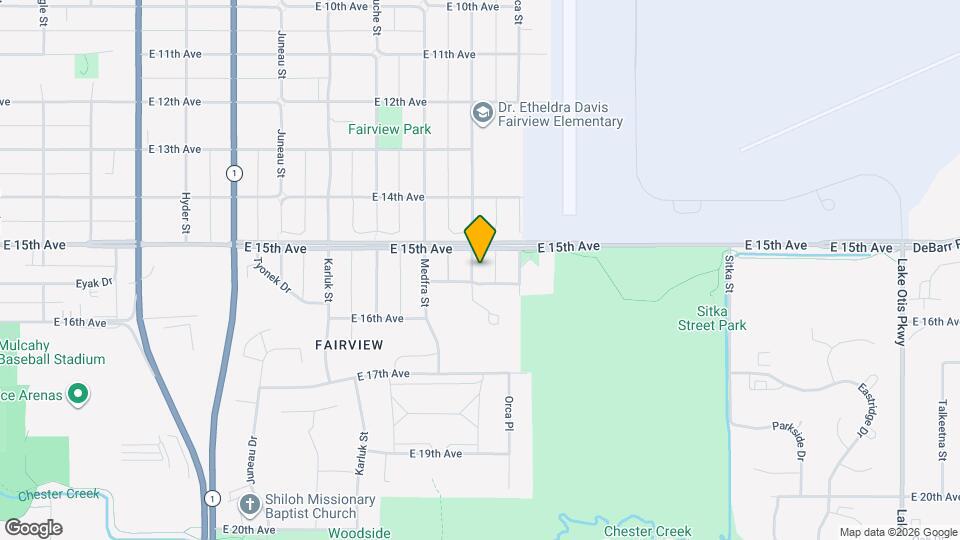 1515 Nelchina St Map and Location Details