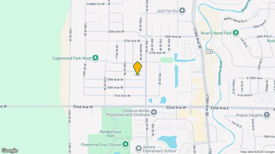 926 29th Ave W Map and Location Details