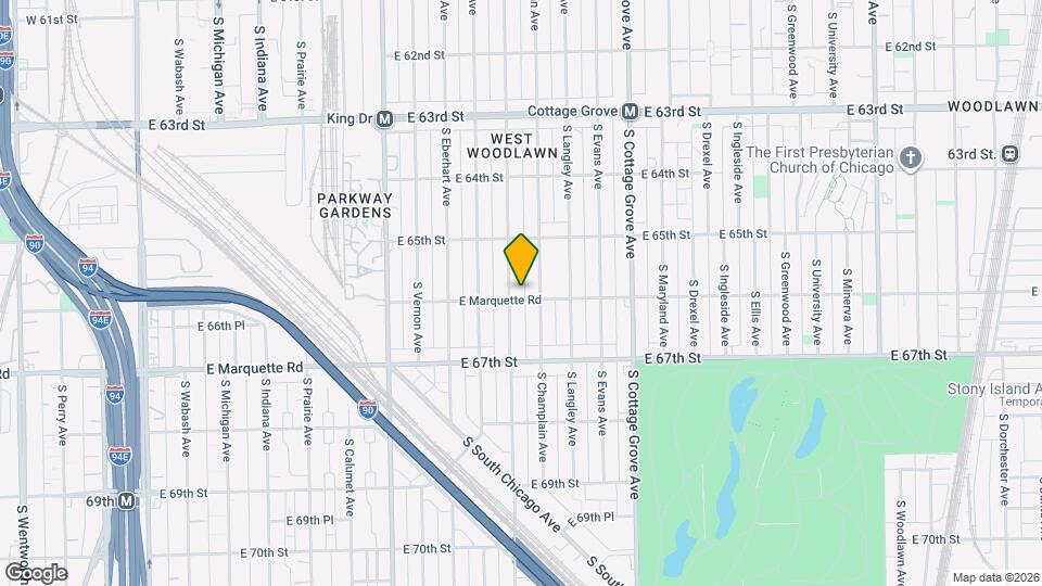 612 E Marquette Rd Map and Location Details