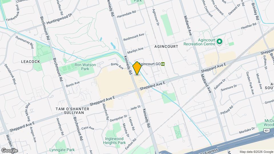 113-2351 Kennedy Rd Map and Location Details