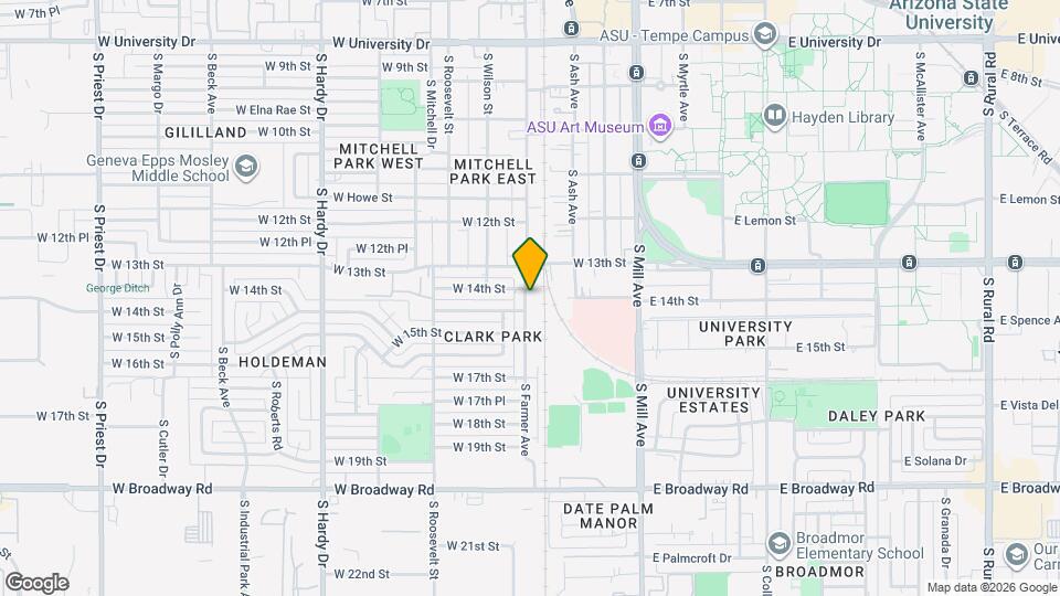 1405 S Farmer Ave, Unit House Map and Location Details