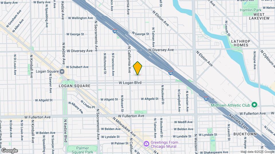 2611 N Fairfield Ave Map and Location Details