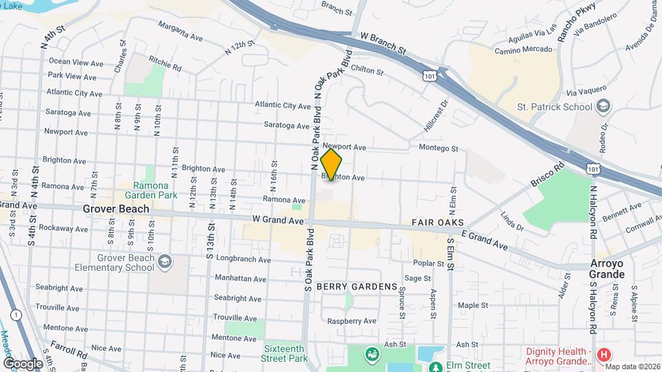 1601 Brighton Ave Mapa y Detalles de la Ubicación