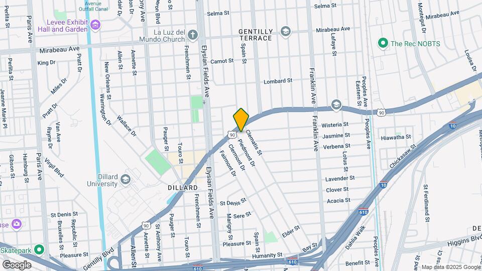4155 Piedmont Dr Map and Location Details