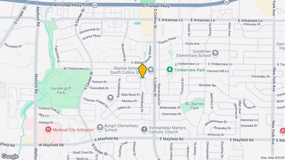 2721 Petersburg Dr Map and Location Details