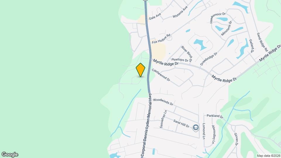 338 Myrtle Meadows Dr Mapa y Detalles de la Ubicación