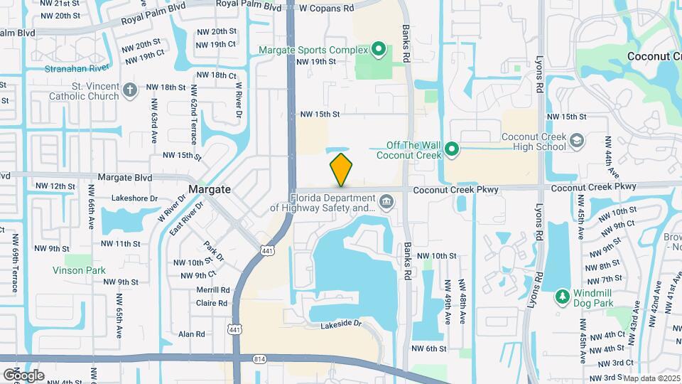 4824 Coconut Creek Pkwy Map and Location Details
