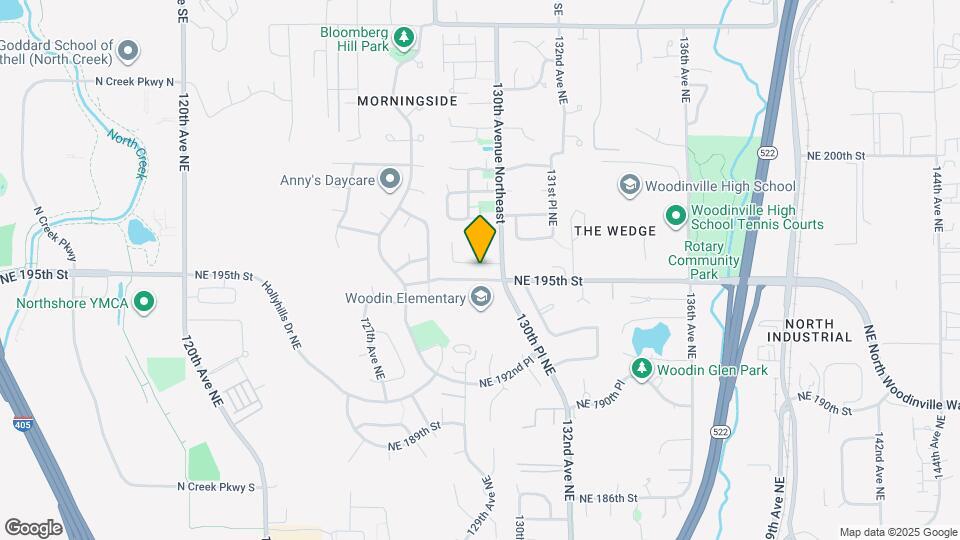 12939 NE 195th Pl Mapa y Detalles de la Ubicación