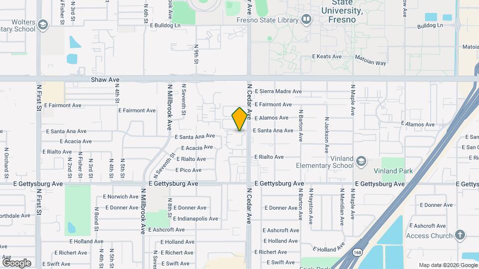 4767 N Cedar Ave Map and Location Details