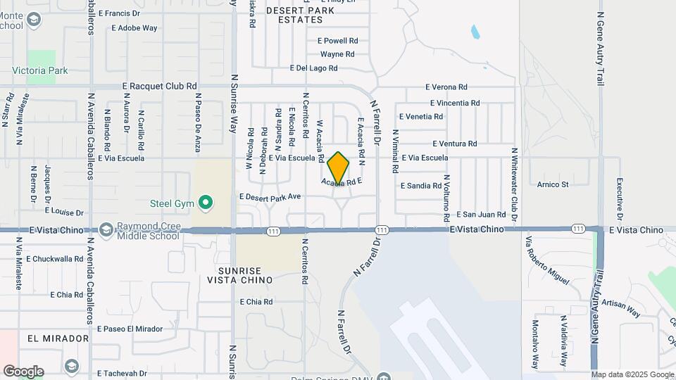 1950 N Magnolia Rd Map and Location Details