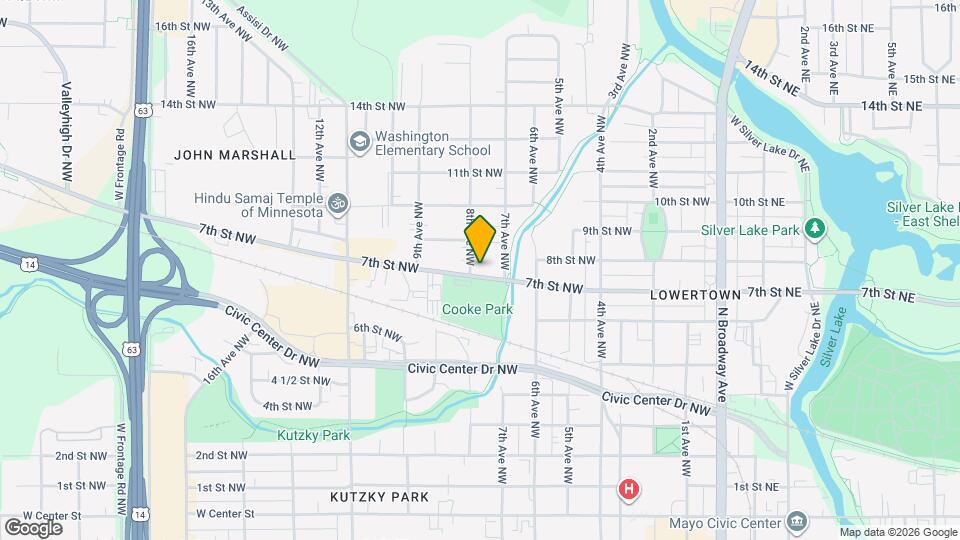 725 7th St NW Map and Location Details