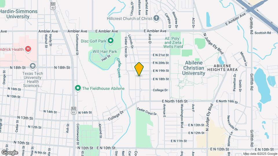 1802 Lincoln Dr Map and Location Details