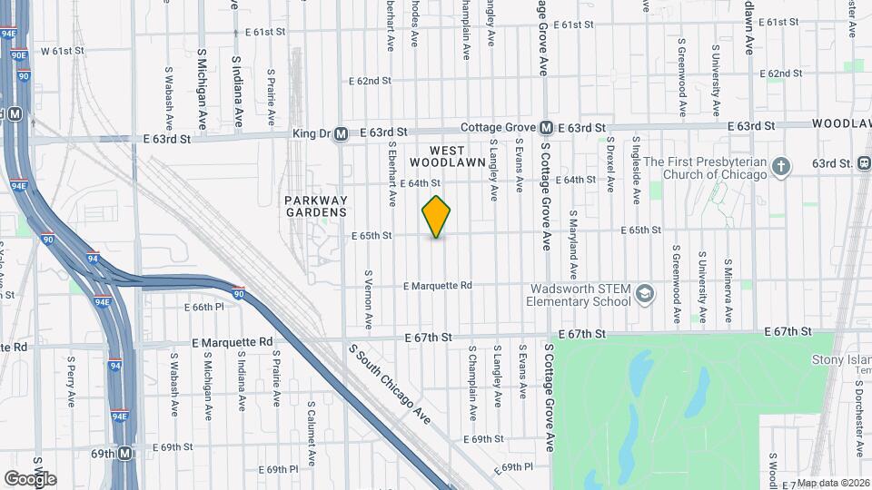 6506 S Saint Lawrence Ave Map and Location Details