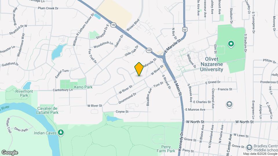 329 W River St Mapa y Detalles de la Ubicación