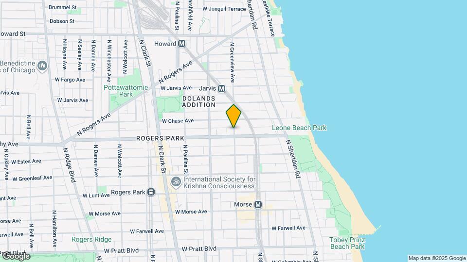 7226 N Greenview Ave Mapa y Detalles de la Ubicación