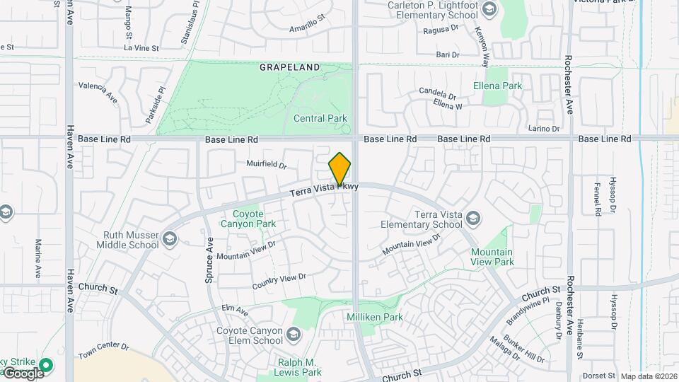 11285 Terra Vista Pkwy, Unit 15 Map and Location Details